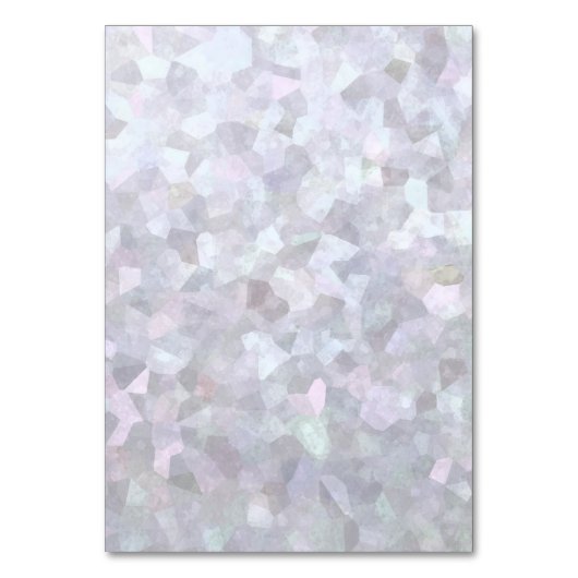 Hintergrund - Weiße Perle Tischnummer (Vorderseite)