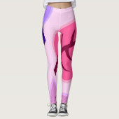 Hintergrund | Zazzle_Growshop. Leggings (Vorderseite)