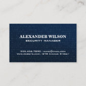 Hintergrund zum Binärcode | Technische Logos Visitenkarte (Rückseite)