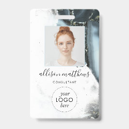 Hintergrund zum dunkelblauen schwarzen Marmor Ausweis