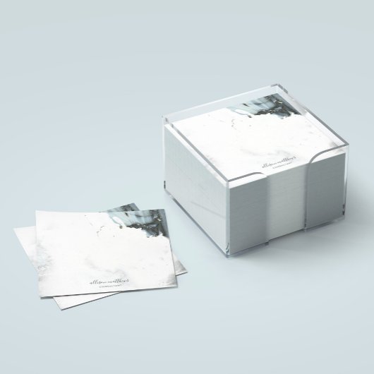 Hintergrund zum dunkelblauen schwarzen Marmor Post-it Klebezettel