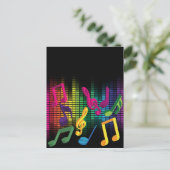 Hintergrund zum Party Einladungspostkarte (Stehend Vorderseite)