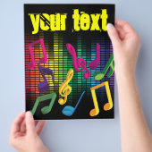 Hintergrund zum Party Flyer (Hand)