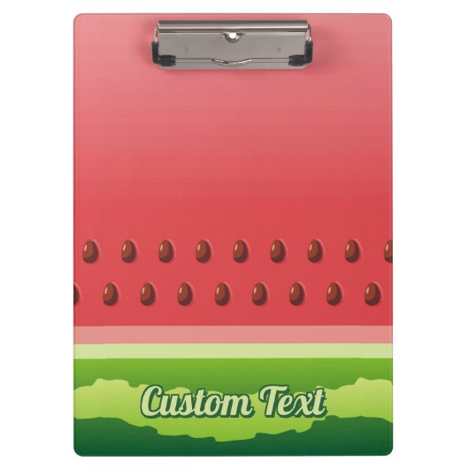 Hintergrund-Zwischenablage für Wassermelone Klemmbrett (Vorderseite)