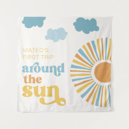 Hintergrundband zum Sun-Party Wandteppich