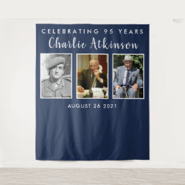 Hintergrundbanner zum 95. Foto Wandteppich