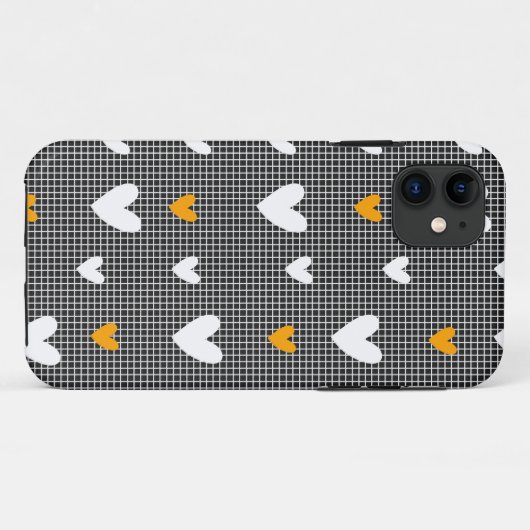 Hintergrundbeispiel für geprüfte Herzen Case-Mate iPhone Hülle (Rückseite (Horizontal))