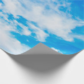 Hintergrundbeleuchtung des Himmels, uv,air,backgro Geschenkpapier (Ecke)