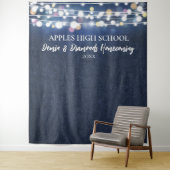 Hintergrundbeleuchtung für Denim- und Diamonds-Fot Wandteppich (Beispiel)