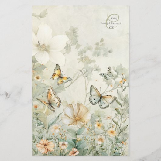 Hintergrundbild Blue Butterfets Binder Note Page (Rückseite)