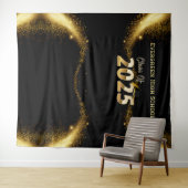 Hintergrundbild der Abschluss-Foto-Klasse 2025 Wandteppich (Beispiel (Horizontal))