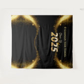 Hintergrundbild der Abschluss-Foto-Klasse 2025 Wandteppich (Vorderseite (Horizontal))