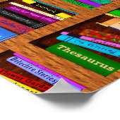 Hintergrundbild der virtuellen Bibliothek für Lese Poster (Ecke)