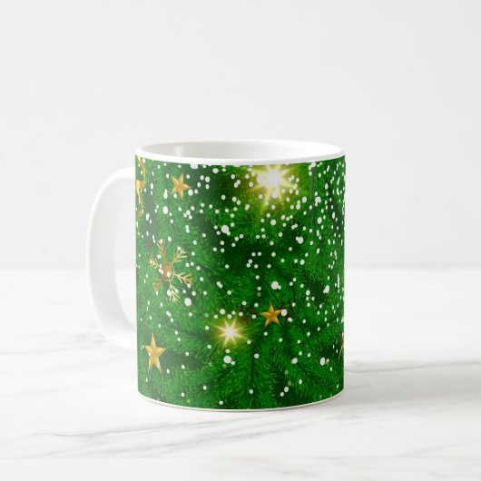 Hintergrundbild der Weihnachtsbaumen-67181 Kaffeetasse (Vorderseite Links)