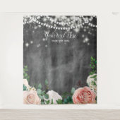 Hintergrundbild des Blush Pink Boho mit individual Wandteppich (Vorderseite)