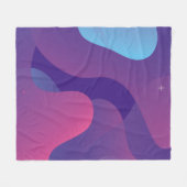 Hintergrundbild des Farbverlaufs. Abstrakte Geomet Fleecedecke (Vorderseite (Horizontal))
