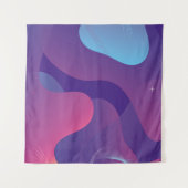 Hintergrundbild des Farbverlaufs. Abstrakte Geomet Wandteppich (Vorderseite (Horizontal))