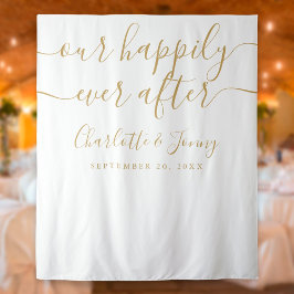 Hintergrundbild des Fotos für Hochzeiten mit Golds Wandteppich