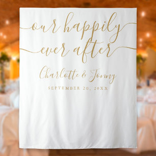 Hintergrundbild des Fotos für Hochzeiten mit Golds Wandteppich