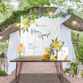 Hintergrundbild des Polterabends mit Hauptpresse g Wandteppich