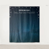 Hintergrundbild des Prom-Tanzes in der Nacht Wandteppich (Vorderseite)