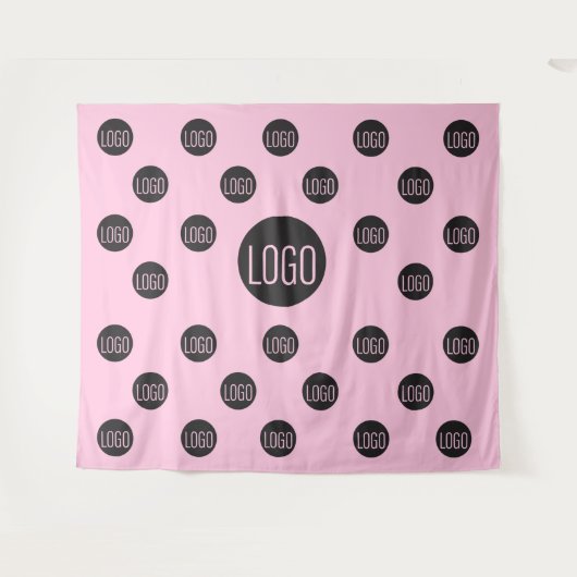 Hintergrundbild des Unternehmens mit benutzerdefin Wandteppich (Vorderseite (Horizontal))