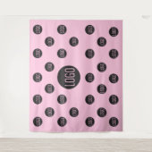 Hintergrundbild des Unternehmens mit benutzerdefin Wandteppich (Vorderseite)