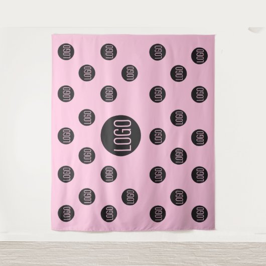 Hintergrundbild des Unternehmens mit benutzerdefin Wandteppich (Vorderseite)