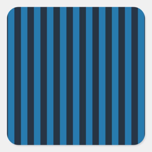 Hintergrundbild für blaue vertikale Streifen anpas Quadratischer Aufkleber (Vorderseite)