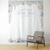 Hintergrundbild für den Stand des Dusty Blue Braut Wandteppich (Beispiel)