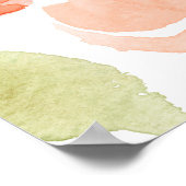 Hintergrundbild für die Aquarellblau-Rose Poster (Ecke)