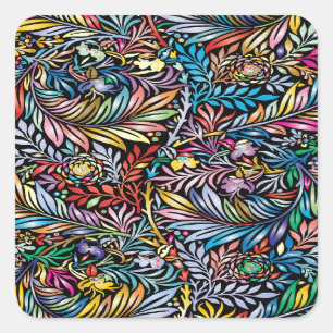 Hintergrundbild für die Blume Abstrakt Wallpaper ( Quadratischer Aufkleber