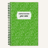 Hintergrundbild für die grüne Komposition von Note Notizblock (Vorderseite)