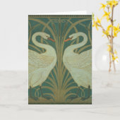 Hintergrundbild für die Tafel "Swan, Rush & Iris" Karte (Gelbe Blume)