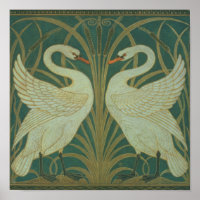 Hintergrundbild für die Tafel "Swan, Rush & Iris"