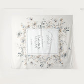 Hintergrundbild für die Wildblume Watercolor-ArchI Wandteppich (Vorderseite (Horizontal))