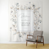 Hintergrundbild für die Wildblume Watercolor-ArchI Wandteppich (Beispiel)