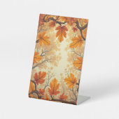 Hintergrundbild für Herbst Sockelschild (Vorderseite)