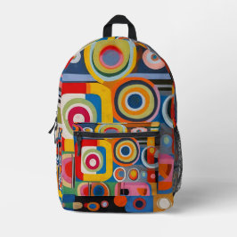 Hintergrundbild für Op Art Design Bedruckter Rucksack