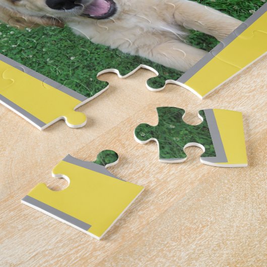 Hintergrundbild Gelbe Fotomaterial Puzzle (Seite)