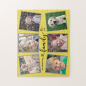 Hintergrundbild Gelbe Fotomaterial Puzzle (Vertikal)