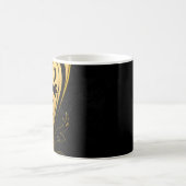 Hintergrundbild Goldrahmen floral Kaffeetasse (Mittel)