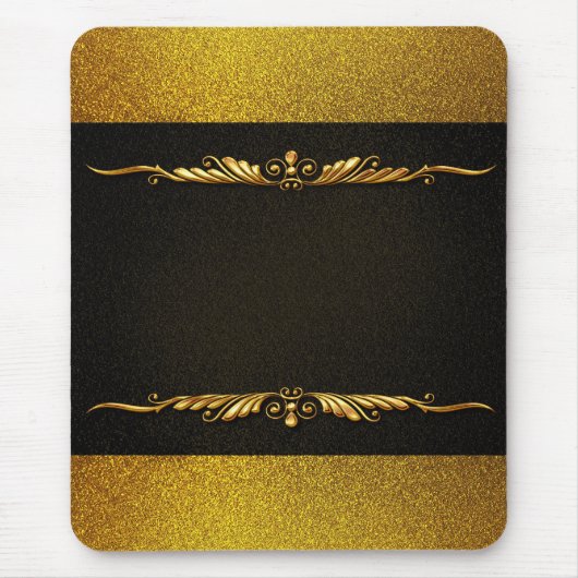 Hintergrundbild Goldrahmen Mousepad (Vorne)