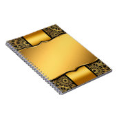 Hintergrundbild Goldrahmen Notizblock (Rechte Seite)