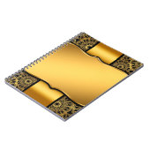 Hintergrundbild Goldrahmen Notizblock (Linke Seite)