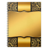 Hintergrundbild Goldrahmen Notizblock (Vorderseite)