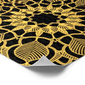 Hintergrundbild Goldrahmen Poster (Ecke)