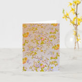 Hintergrundbild-Karte, Notenkarte Karte (Gelbe Blume)