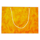 Hintergrundbild - orange-gelb + Text Große Geschenktüte (Rückseite)