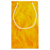 Hintergrundbild - orange-gelb + Text Kleine Geschenktüte (Rückseite)
